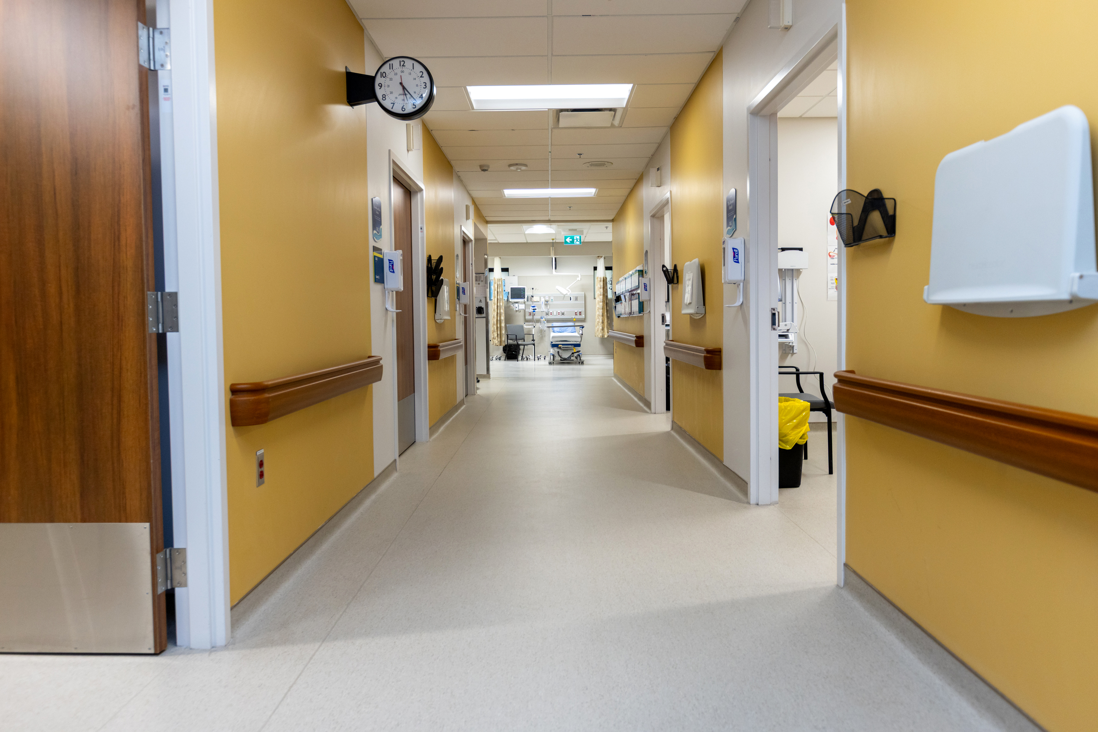 A photo of the interior of the pelvic health suite